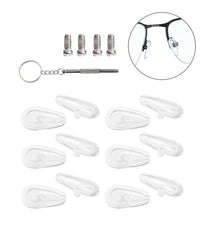Easy-install nose pads for Oakley Wingback SQ OX5148 eyewear – 6 pairs
