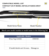 Packaging and quick view of 2 pairs Oakley Wire Tap 2.0 OX5152 ear socks