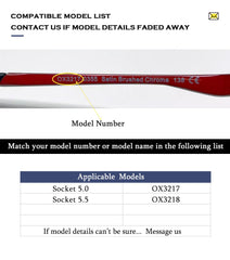 Installed earsocks on Oakley frame for improved grip and comfort