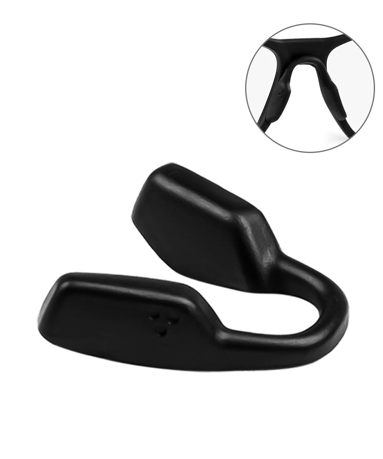 Silicone replacement nose pads for Oakley Tensile OX8170 – side angle
