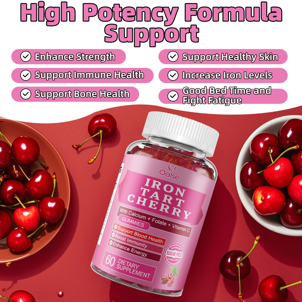 Vitamins C and B12 added to OALSE Iron Gummies