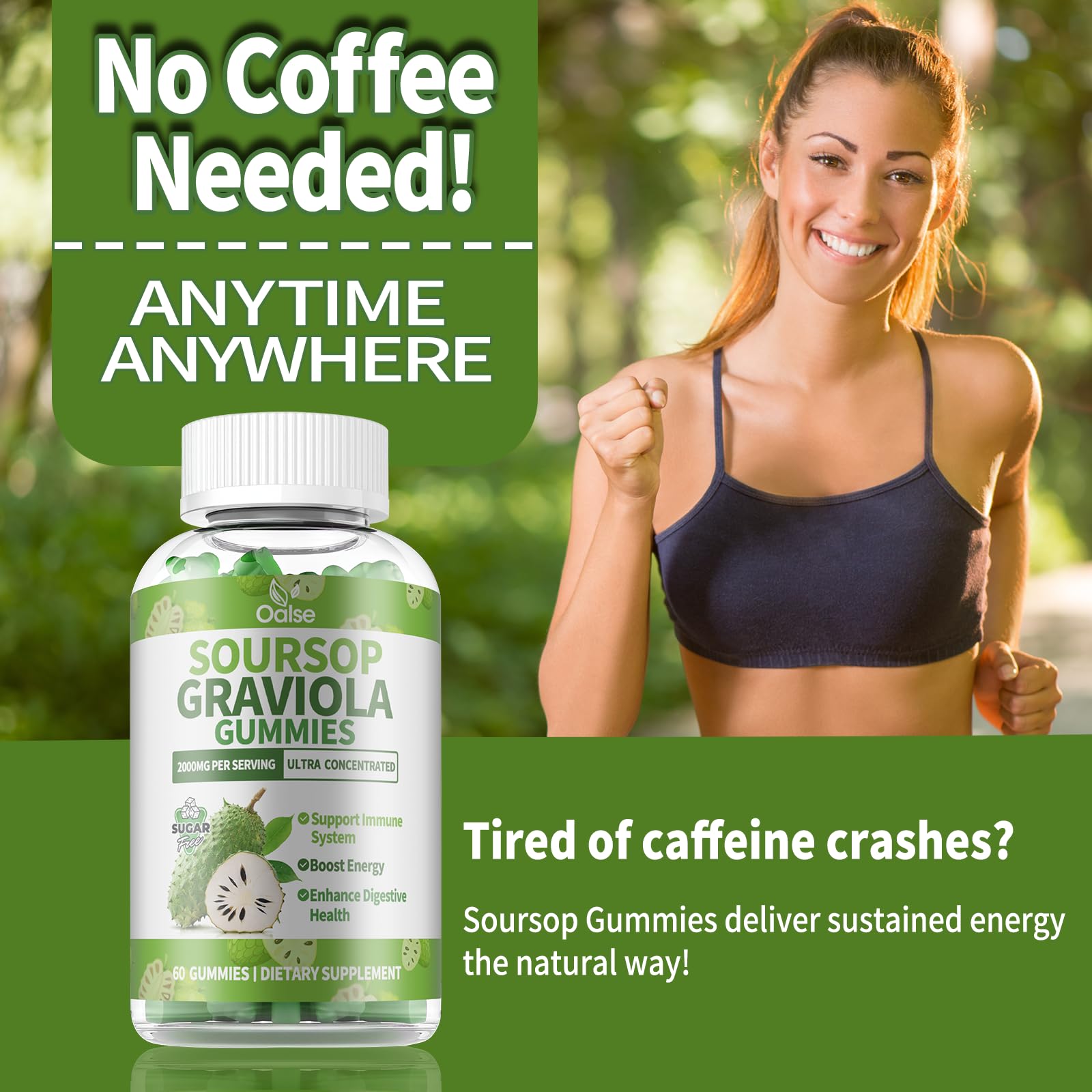 Soursop leaves and fruit illustration representing ingredients