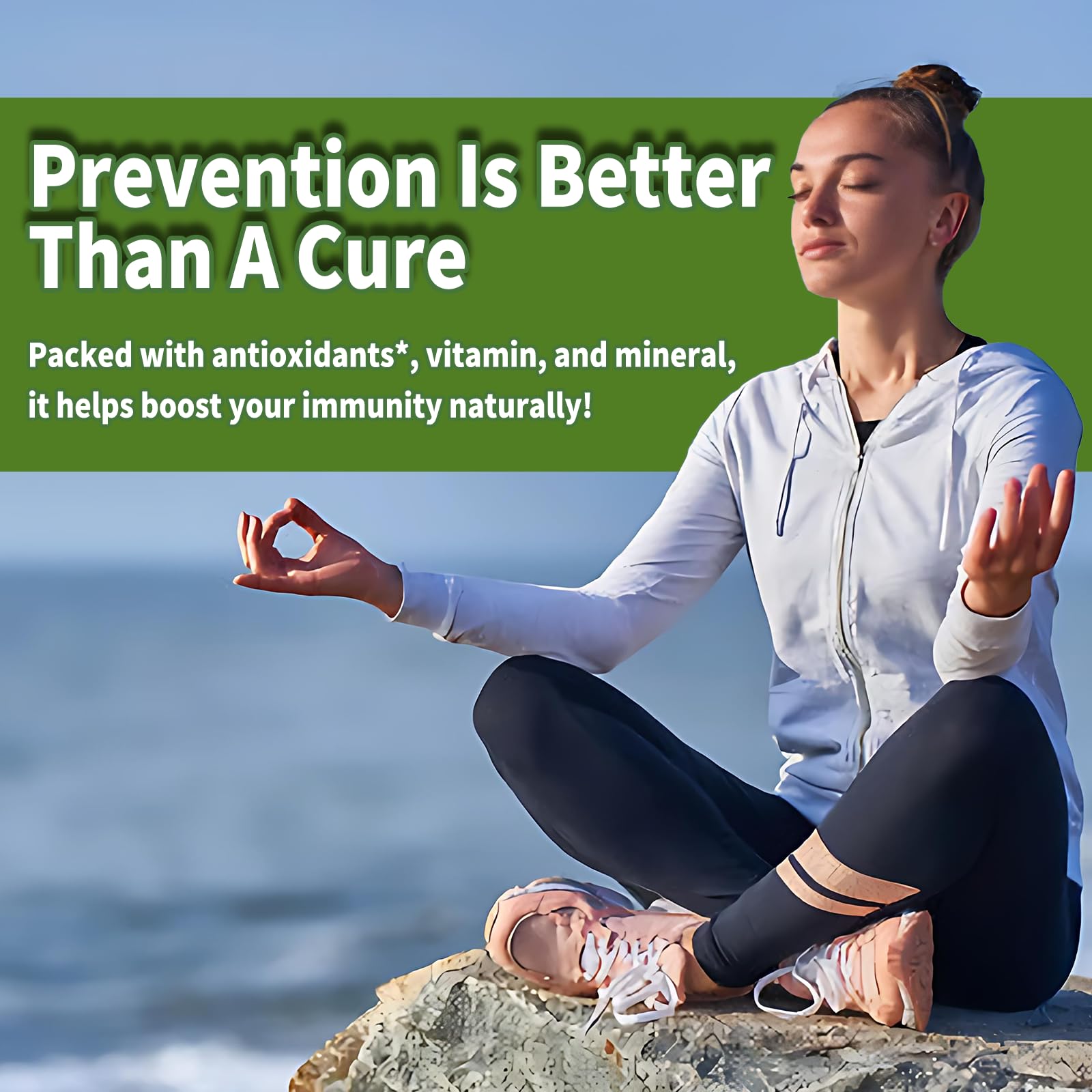 Vitamin C and zinc icons for immune support