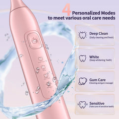Six W-shaped replacement brush heads for OasiSmile