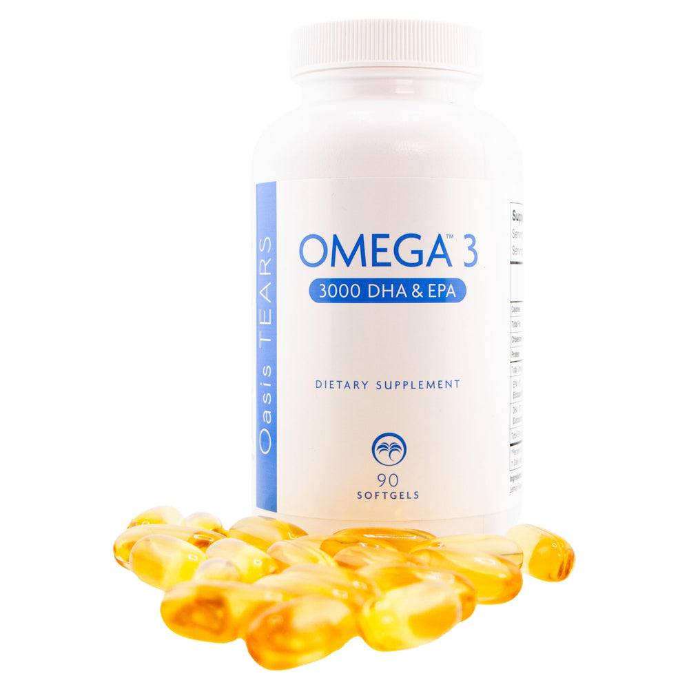 Purification process label emphasizing toxin-free safety of Oasis Tears