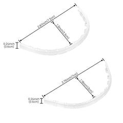 Soft inner double hooks snap over archwire