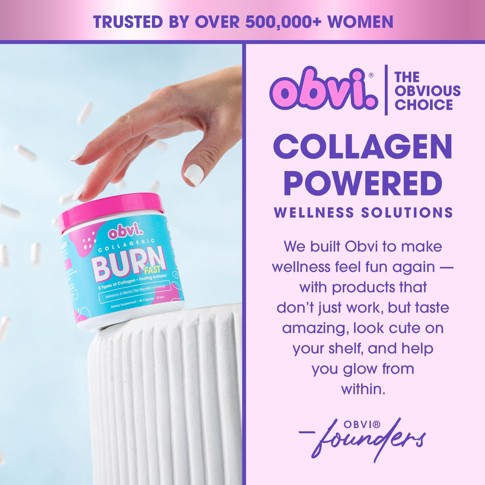 Obvi Multi Collagen Burn Fast 30 servings packaging