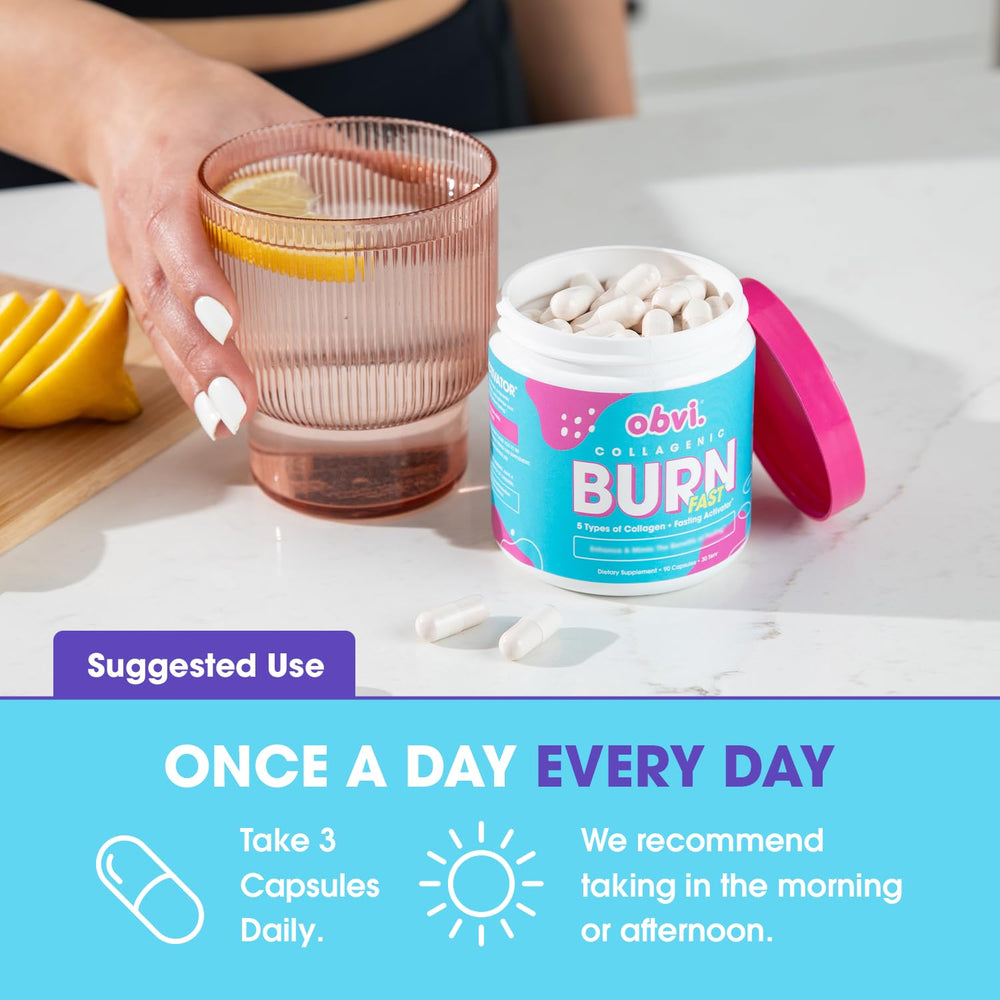 Keto-friendly and gluten-free Obvi Multi Collagen Burn Fast