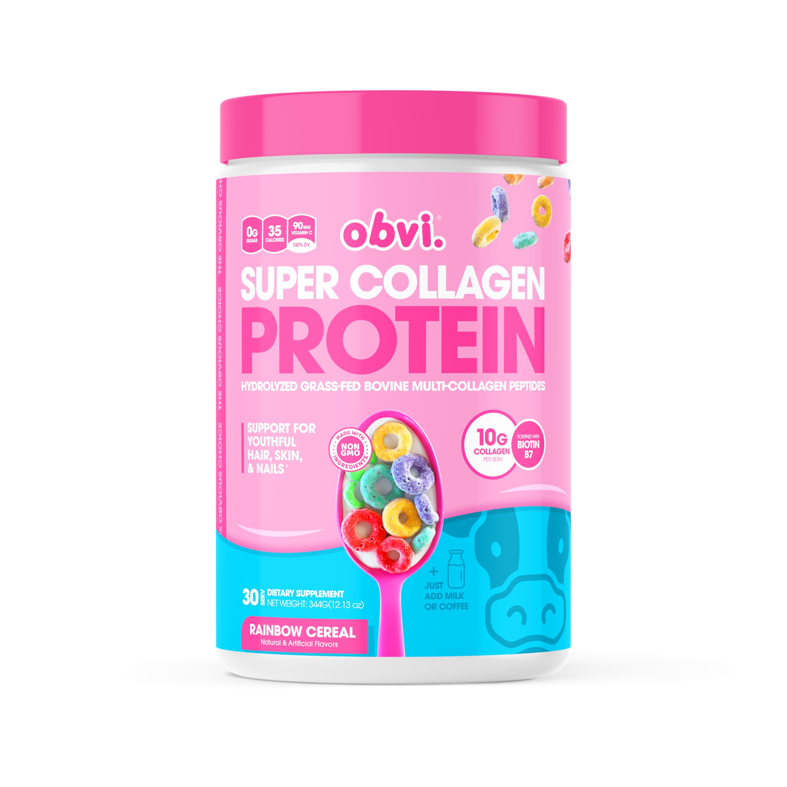Obvi Super Collagen Protein Rainbow Cereal product image
