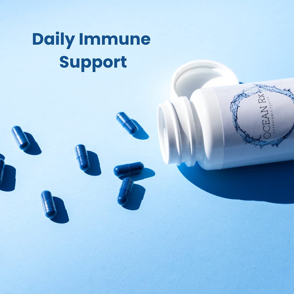 Concept image of wound healing with spirulina extract