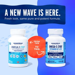 Heart health and cardiovascular support illustration for Oceanblue Omega-3