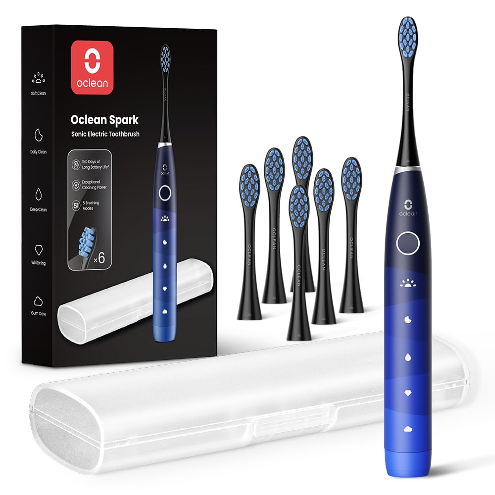 Oclean electric toothbrush for adults with ergonomic handle