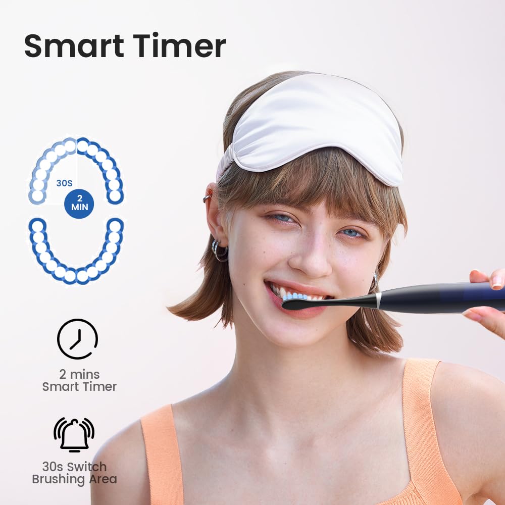 Travel case included for on-the-go brushing