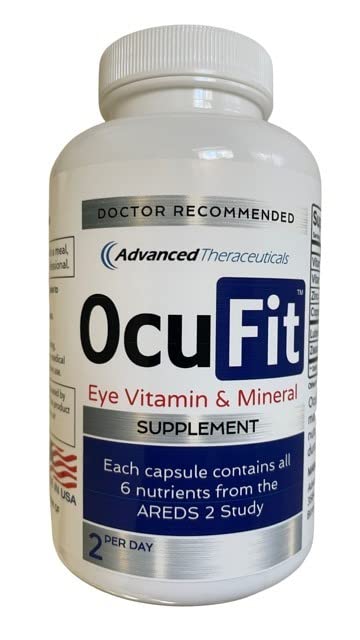 OCUFIT AREDS2 based eye vitamin bottle – 220 count