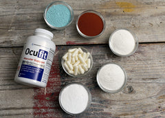 OCUFIT eye vitamin packaging – 220 count (Lower Zinc)