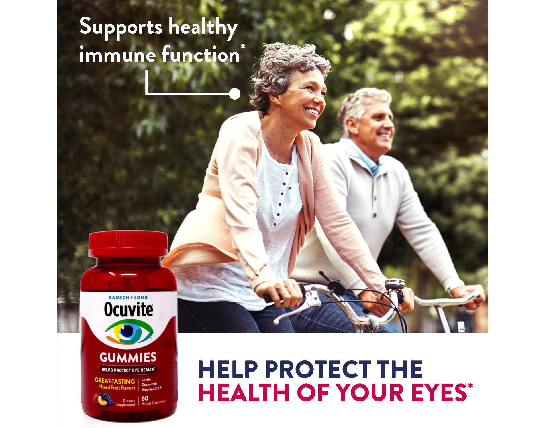 Ocuvite packaging designed for adults 50+