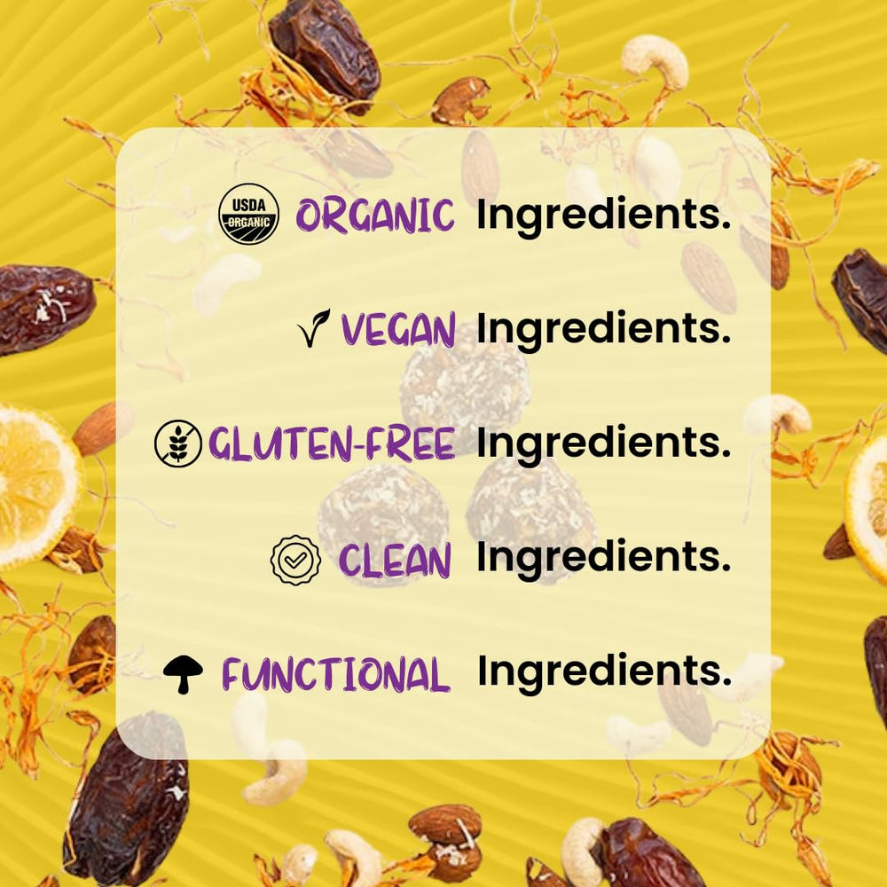 ODD BALLS Lemon energy balls multi-pack offer for family adventures.