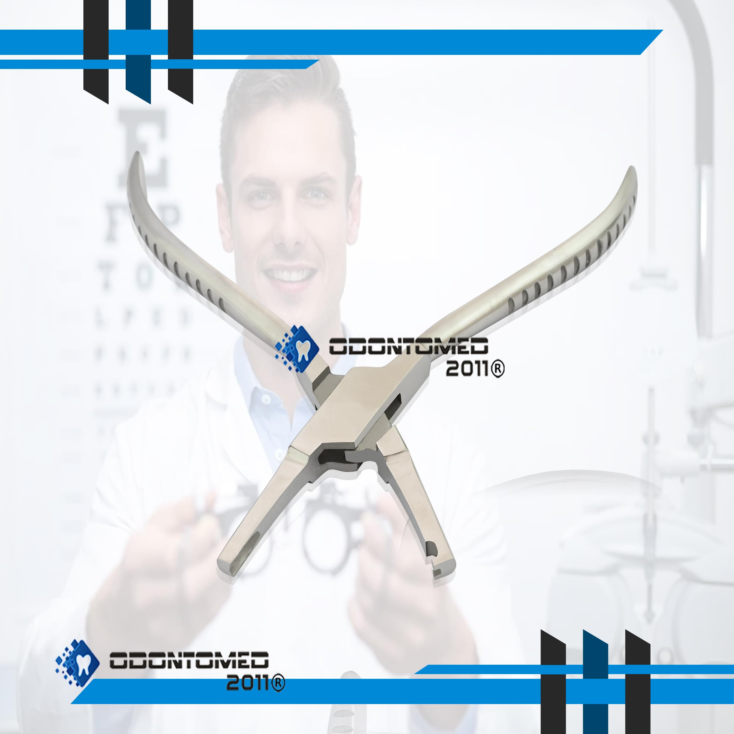 Application: glasses nose pad adjustment with OdontoMed2011 Nose Pad Pliers