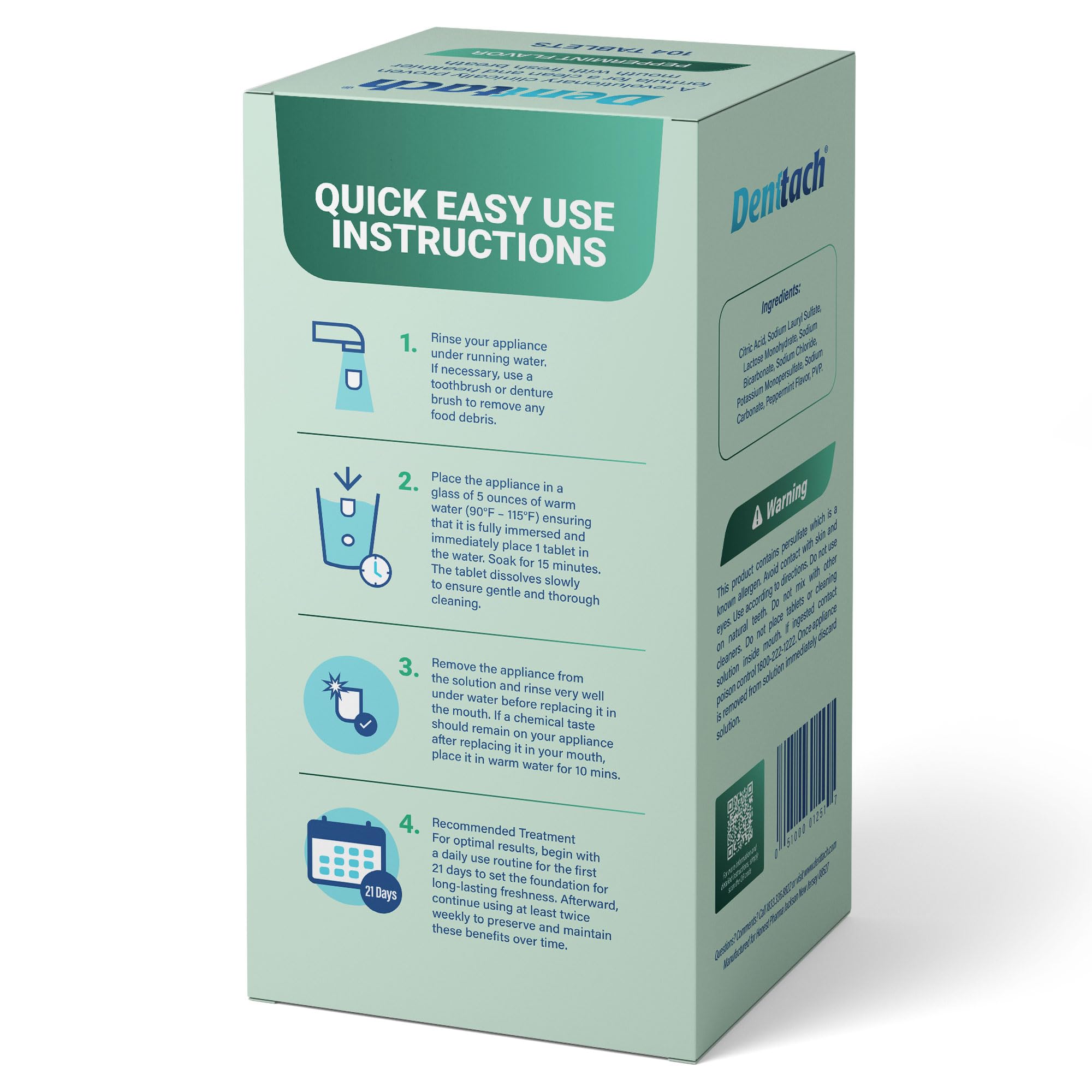Product demonstrating fresh, clean outcome after use