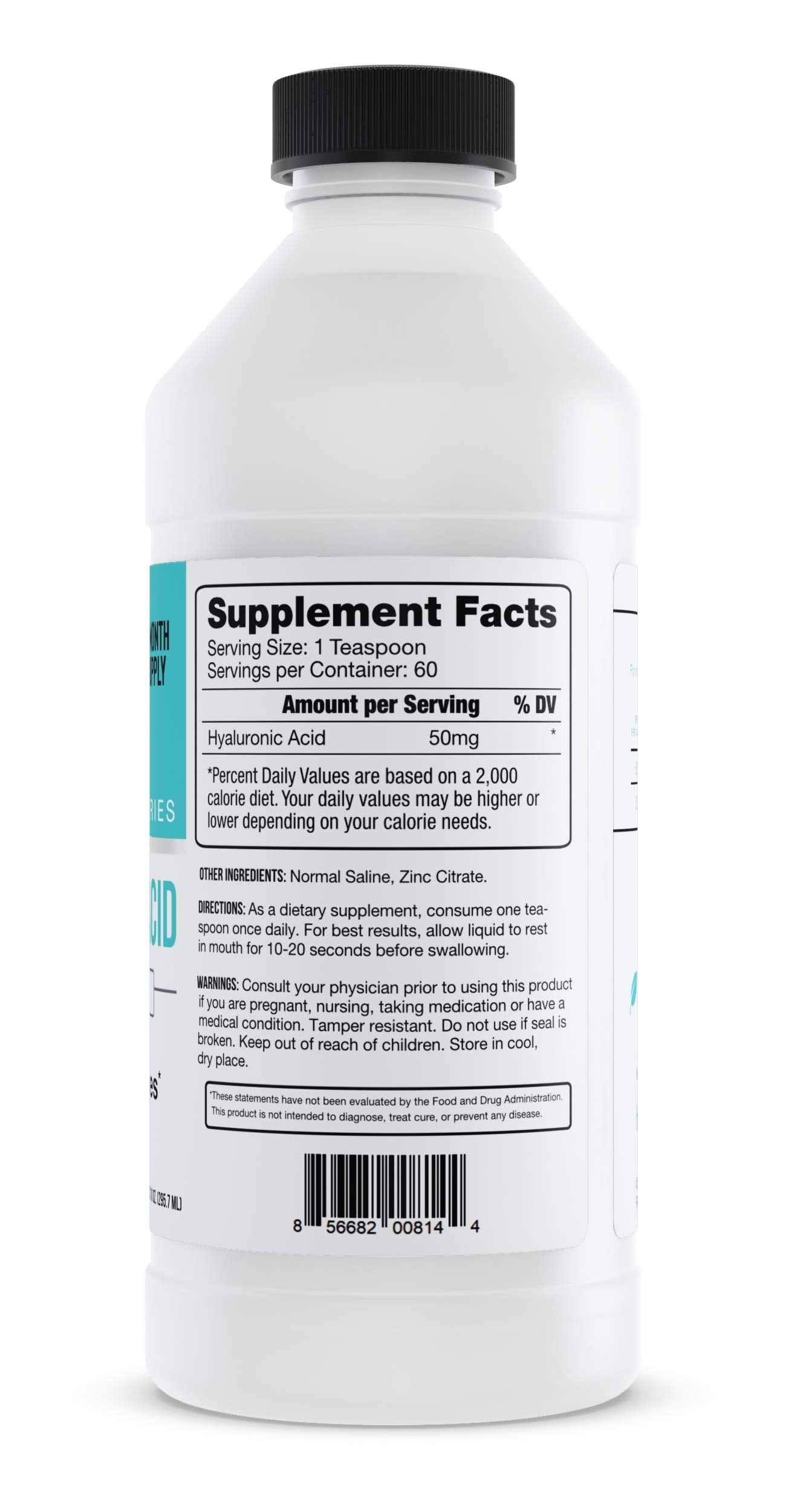 Odorless and tasteless preservative-free hyaluronic acid liquid