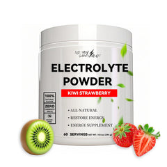 odpsnaz Natural Electrolyte Powder Kiwi Strawberry Flavor Sugar-Free Energy Supplement 60 Servings