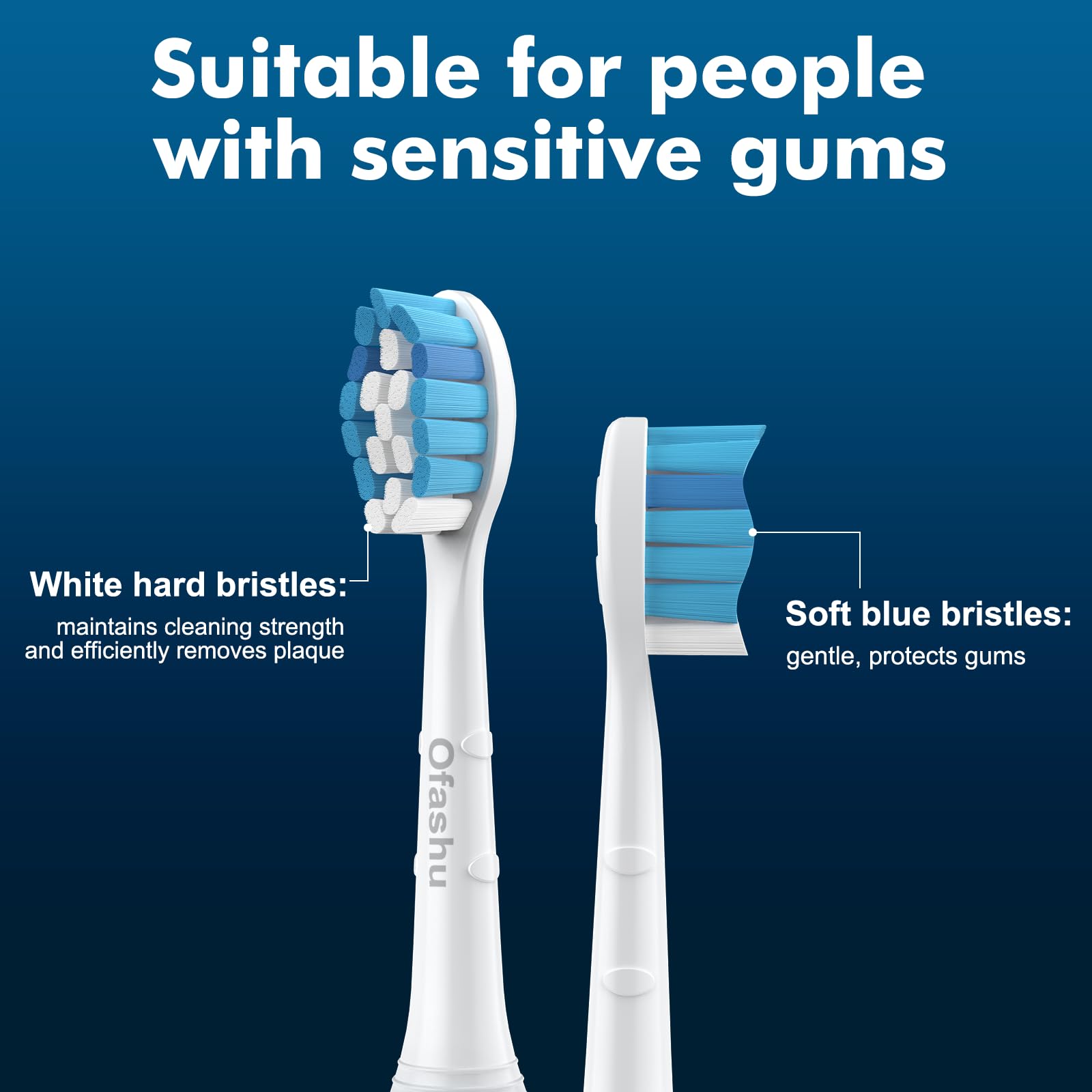 Ofashu brush head with a hygienic cap for protection