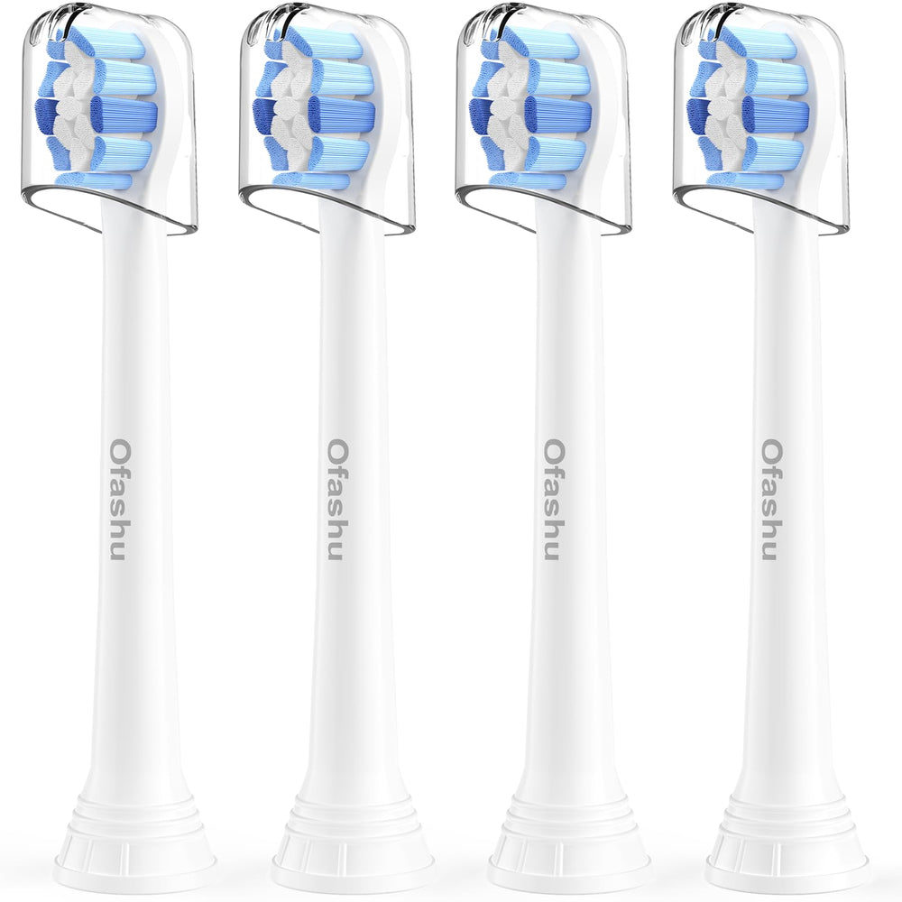 Ofashu compact replacement toothbrush heads for Philips Sonicare C1 C2 G2 HX6024