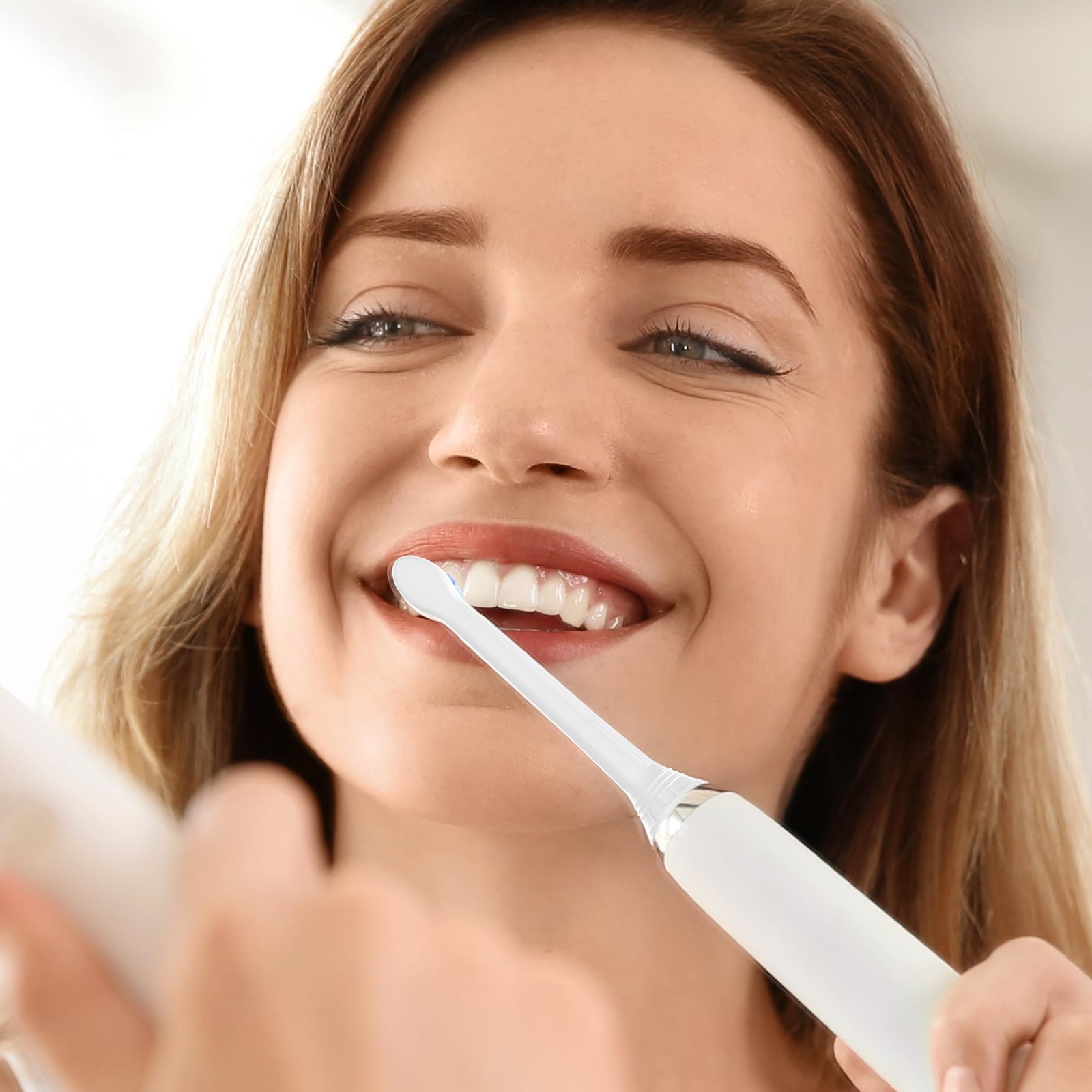 Travel-ready Ofashu replacement brush heads with cap