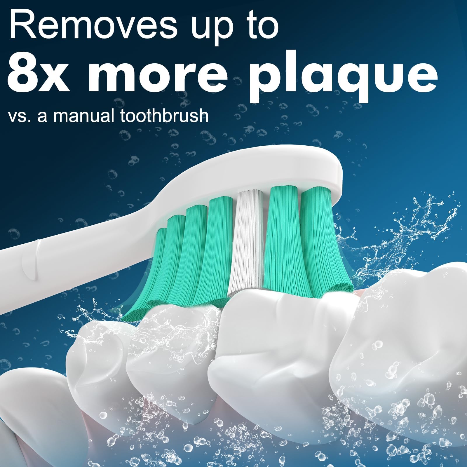 Indicator bristles fading green to white after 3 months