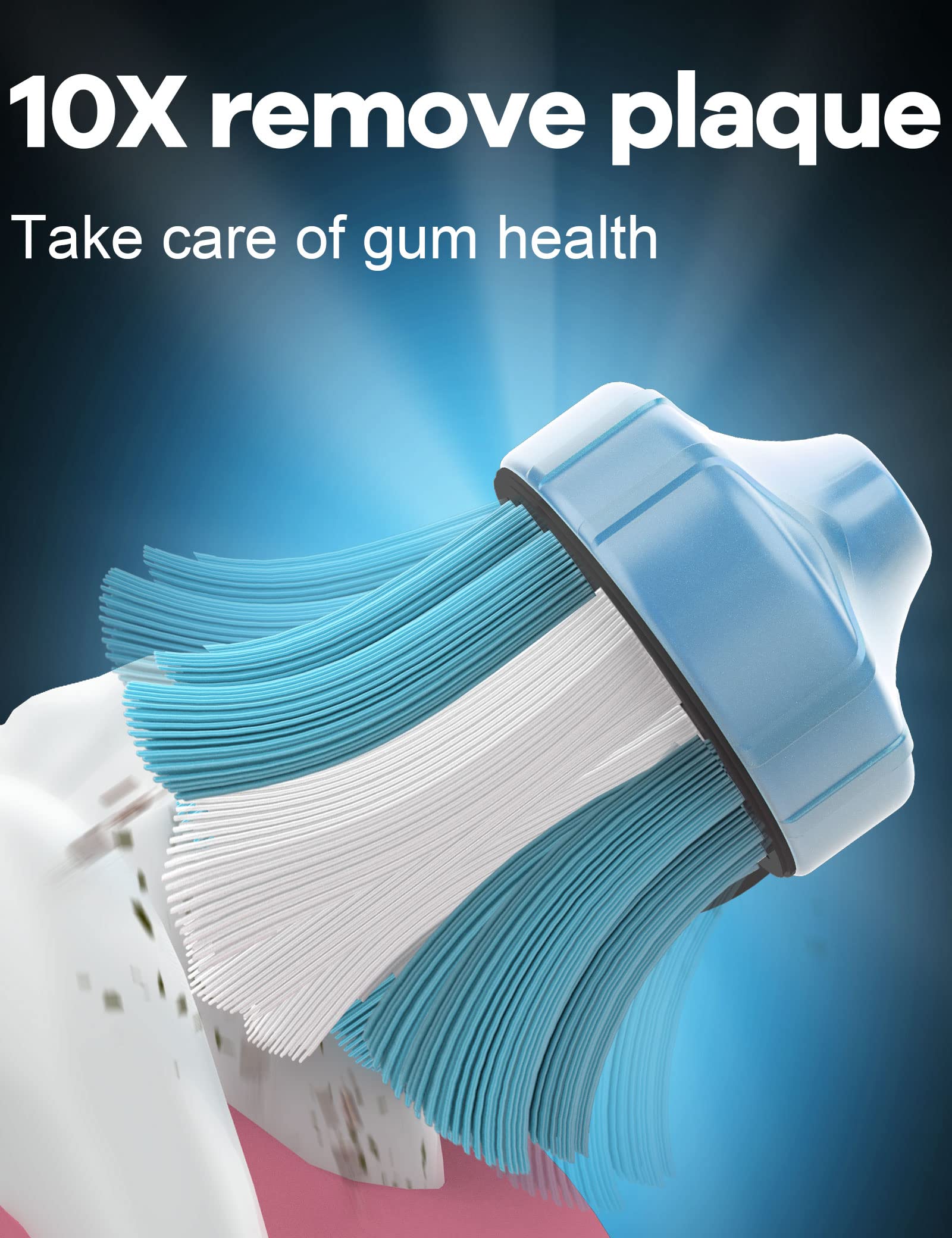 Ofashu 8-pack replacement heads compatible with Philips Sonicare ProtectiveClean series