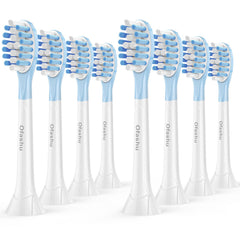 Ofashu 8-pack replacement toothbrush heads for Philips Sonicare ProtectiveClean series