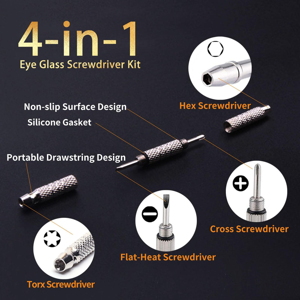 4-in-1 screwdriver for glasses