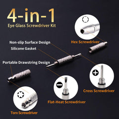 4-in-1 screwdriver for glasses