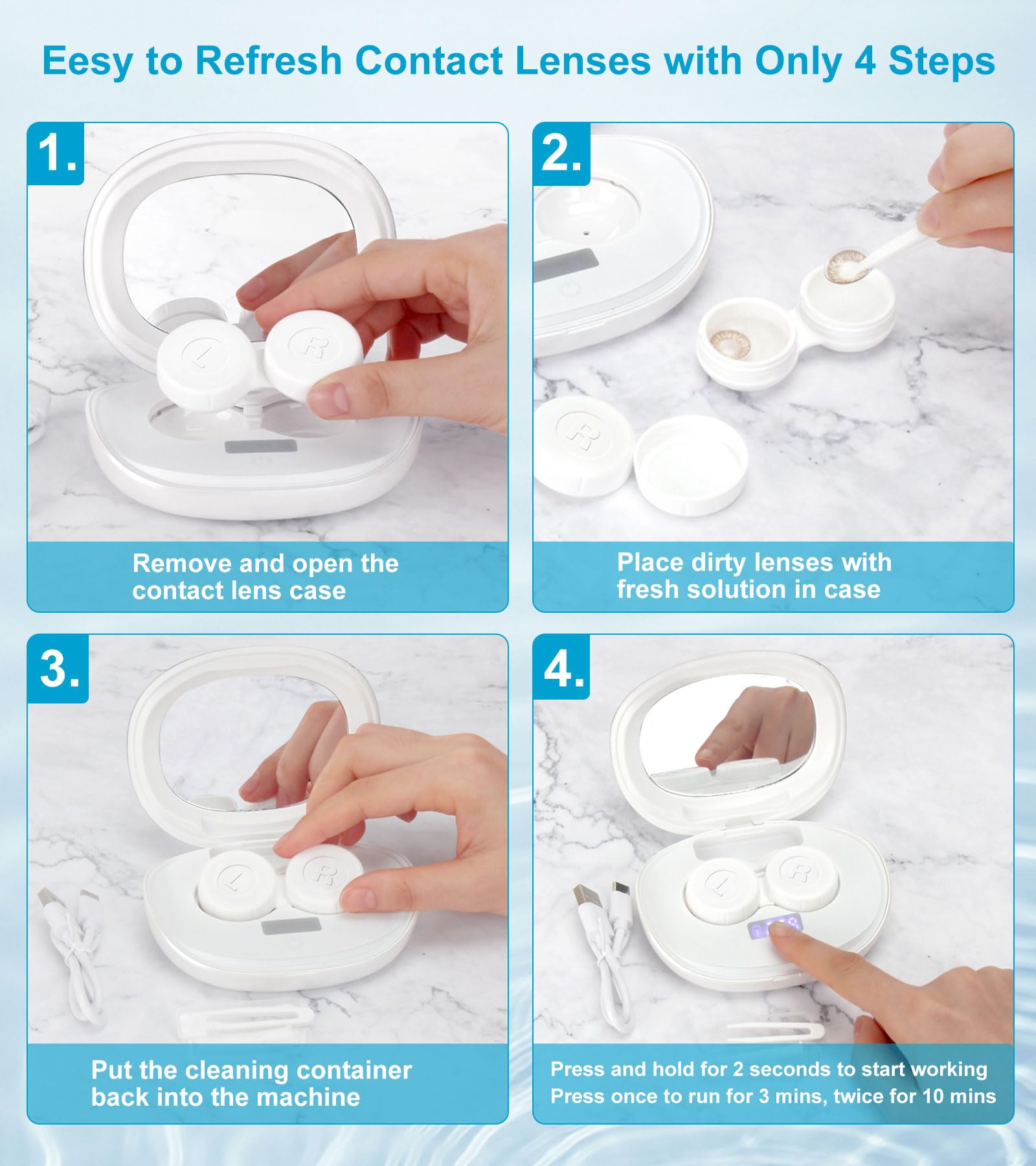 Compact portable design suitable for home and travel