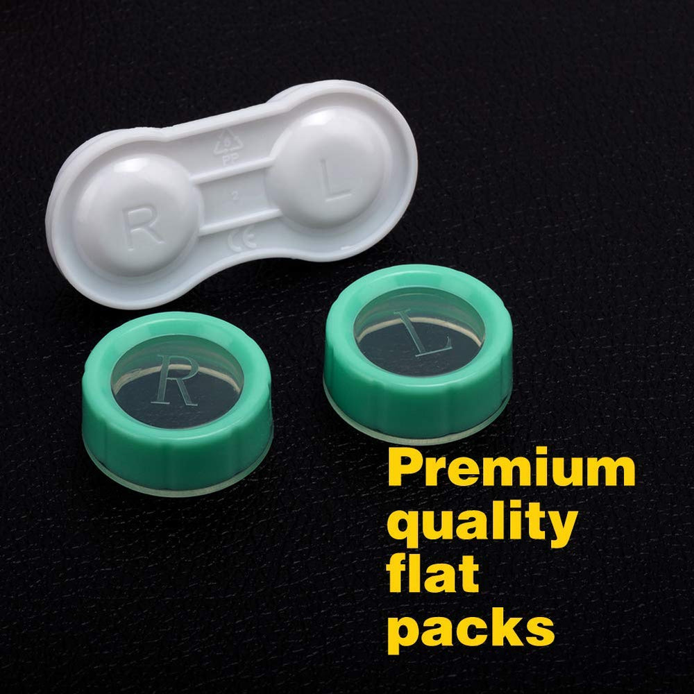 Contact lens solution bottle included in the kit