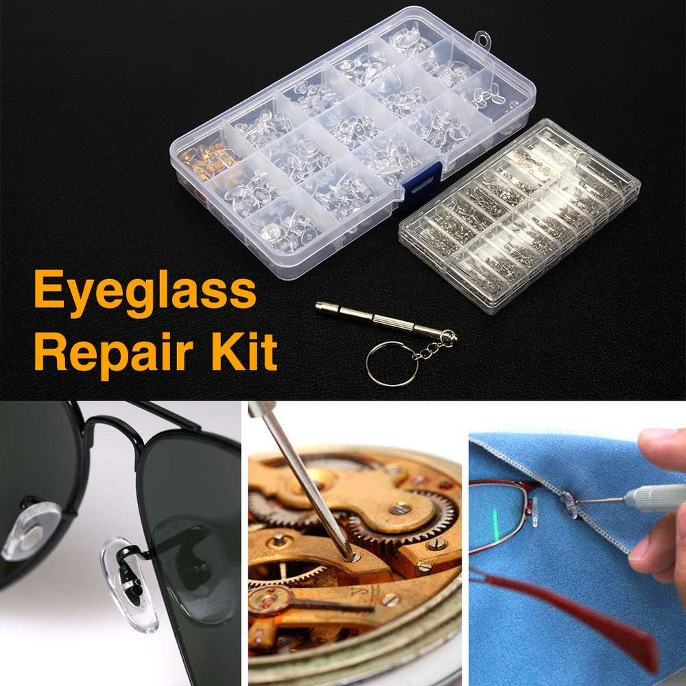 Clear storage case with organized components