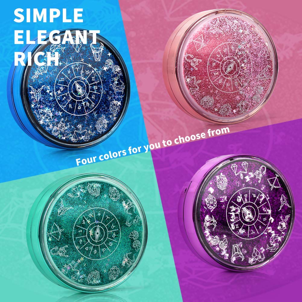 Close-up of 5-in-1 kit components: tweezers, remover tool, mirror, bottle, case