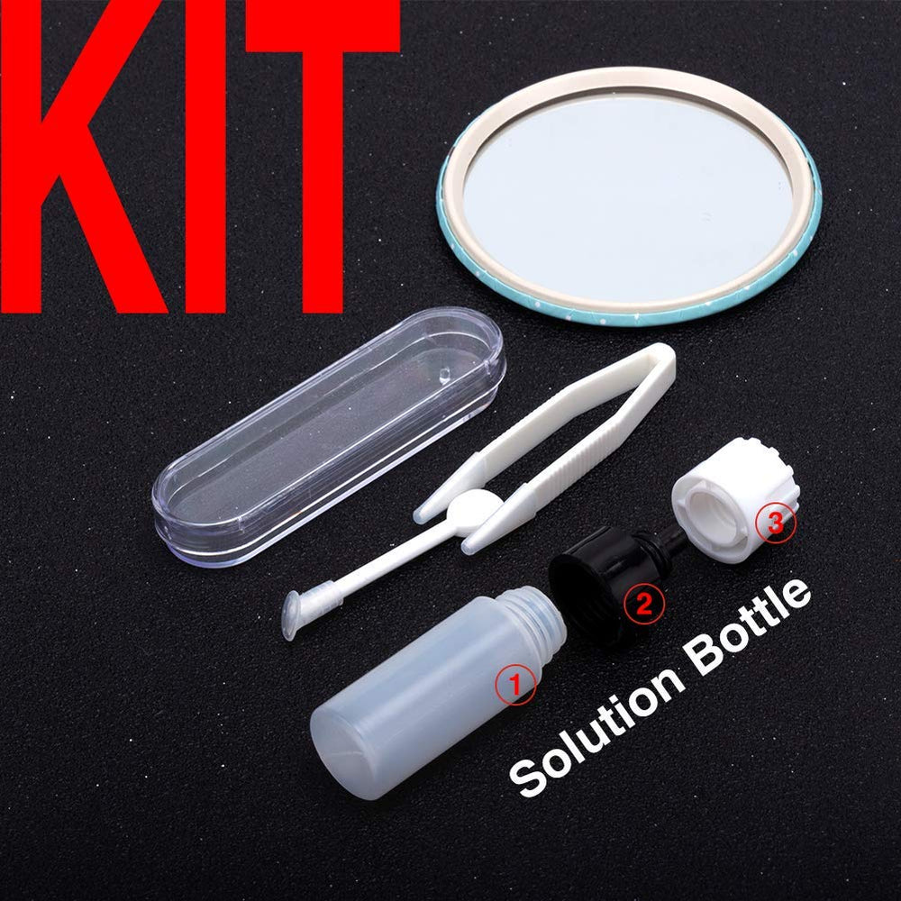 Right and left eye indicator on the case bottom