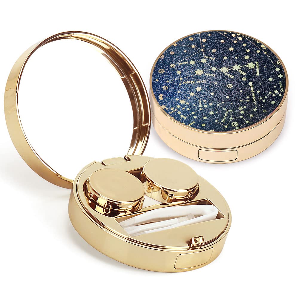 Blue ofone Shining Stars contact lens case front view