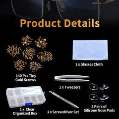 Two pairs of silicone eyeglass nose pads