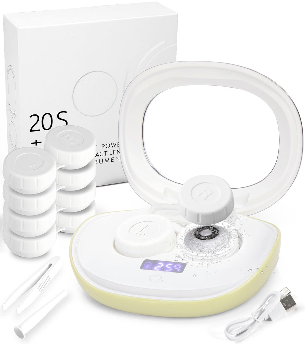 Ofone Ultrasonic Contact Lens Cleaner in Avocado Green - main product image