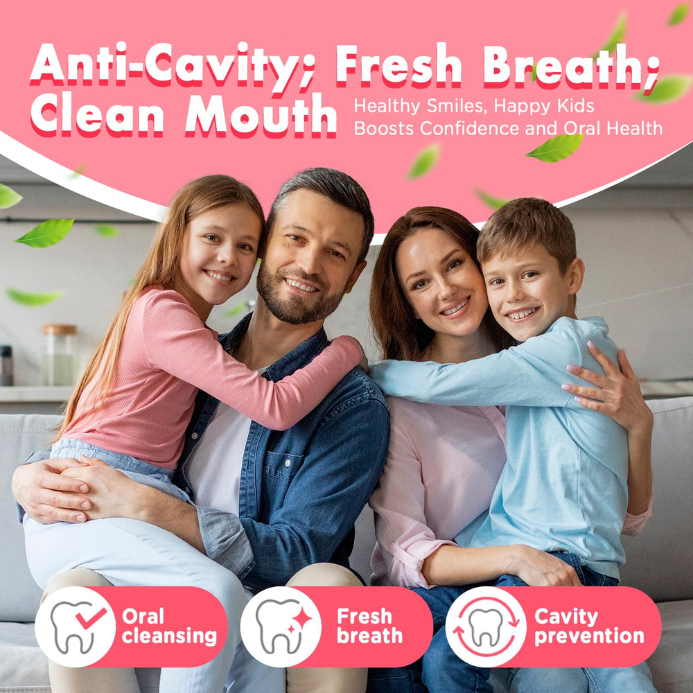 Flavor illustration showing grape and strawberry for oh care Mouth Spray