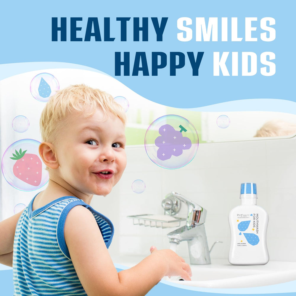 P113+ antimicrobial peptide information on oh care Kids Mouthwash