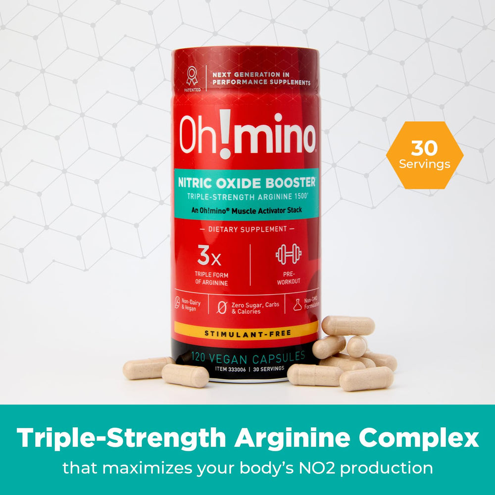 Oh!mino made-in-USA facility badge indicating quality manufacturing standards.