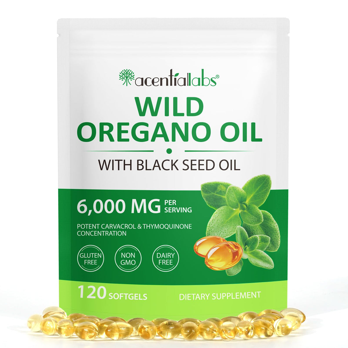 Hero image of Oil of Oregano with Black Seed Oil Softgels bottle
