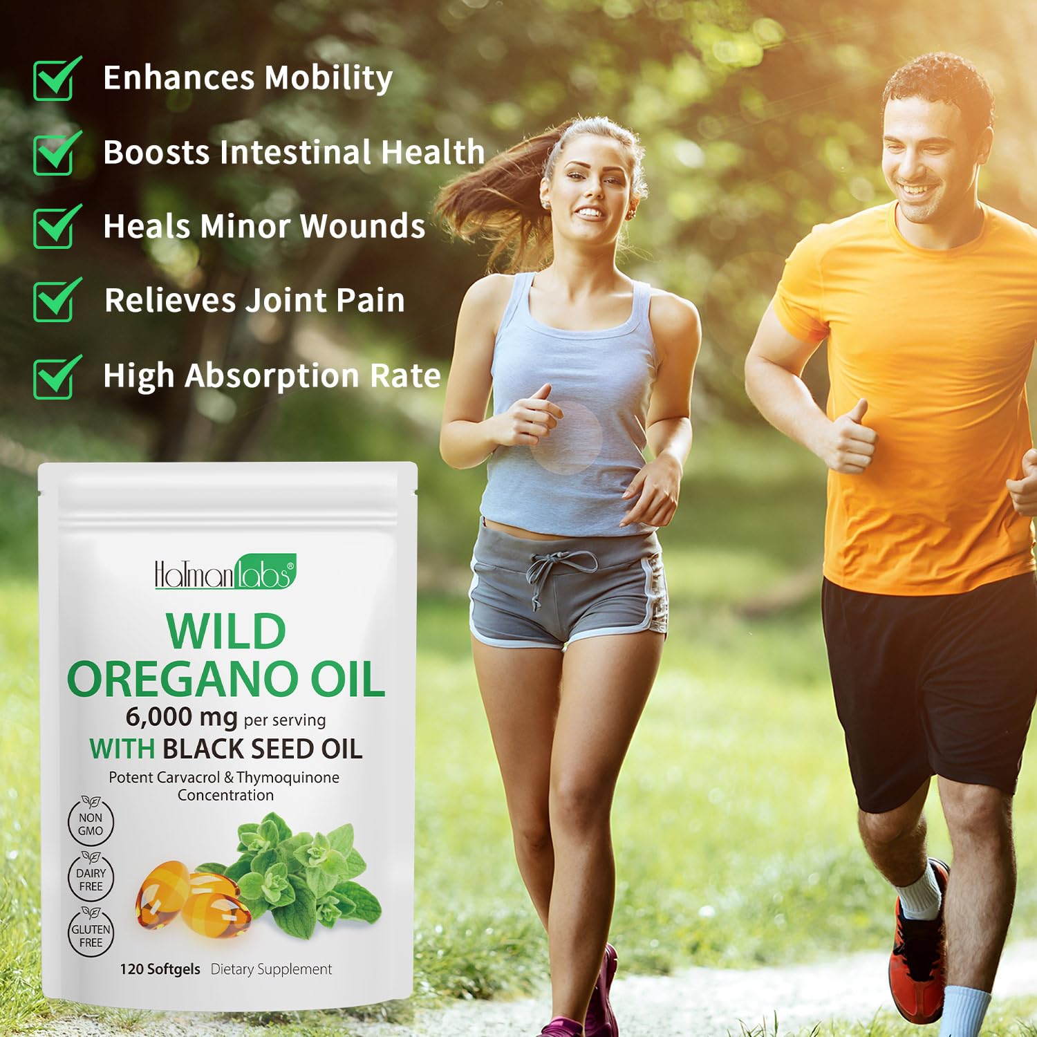 2-in-1 formula with oregano oil and 200mg black seed oil