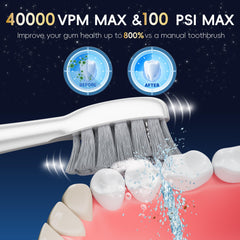 Detachable travel-friendly toothbrush handle with water hose