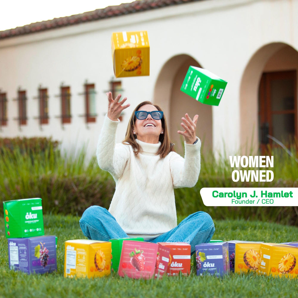 OKU ōku Energy Chews 8-pack box for variety and daily fueling