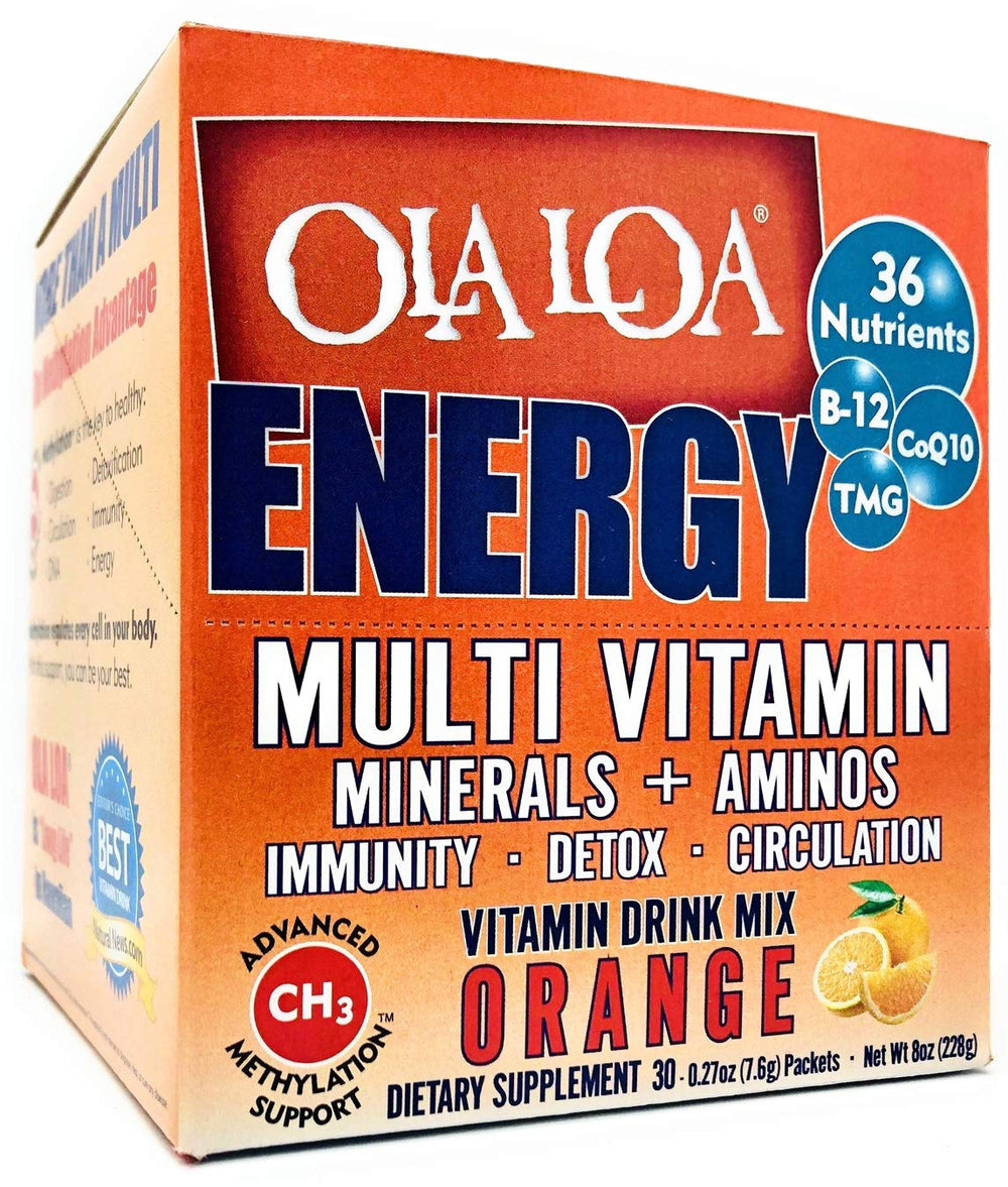 Serving suggestion with prepared orange flavor drink