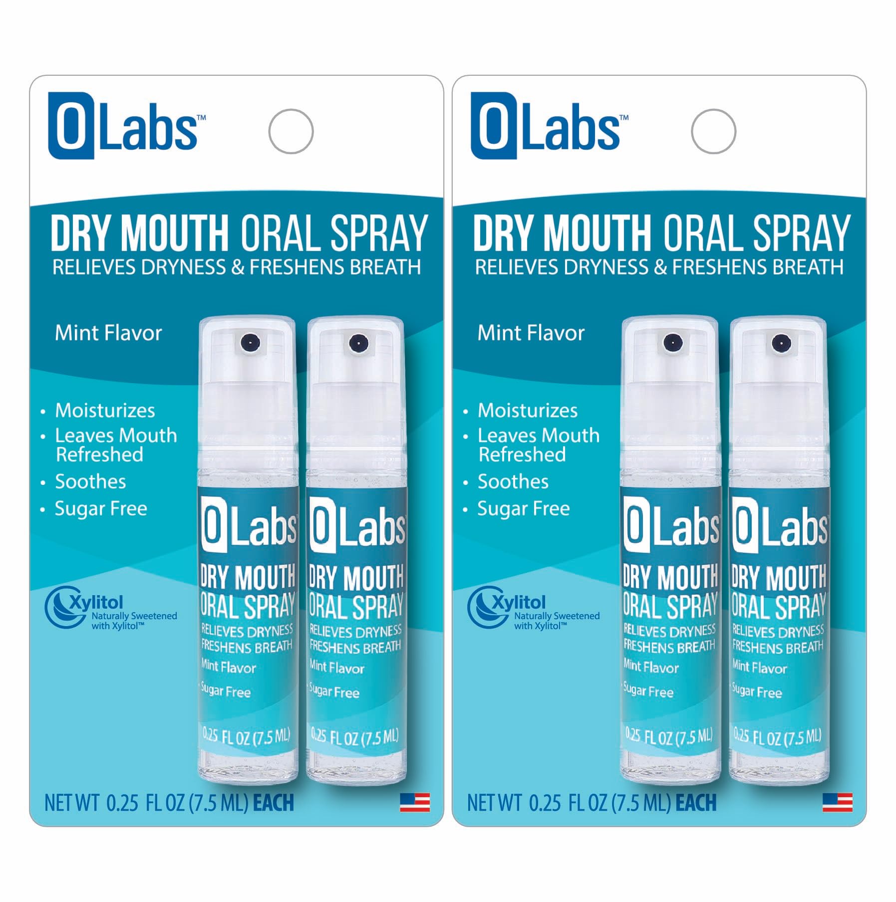 Olabs Dry Mouth Spray bottle with mint flavor (0.25 oz)